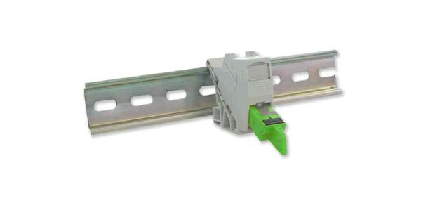 E-2000® duplex adapter voor 35mm DIN-Rails