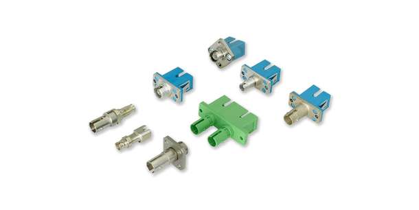 Glasvezel  adapters voor verschillende connector types